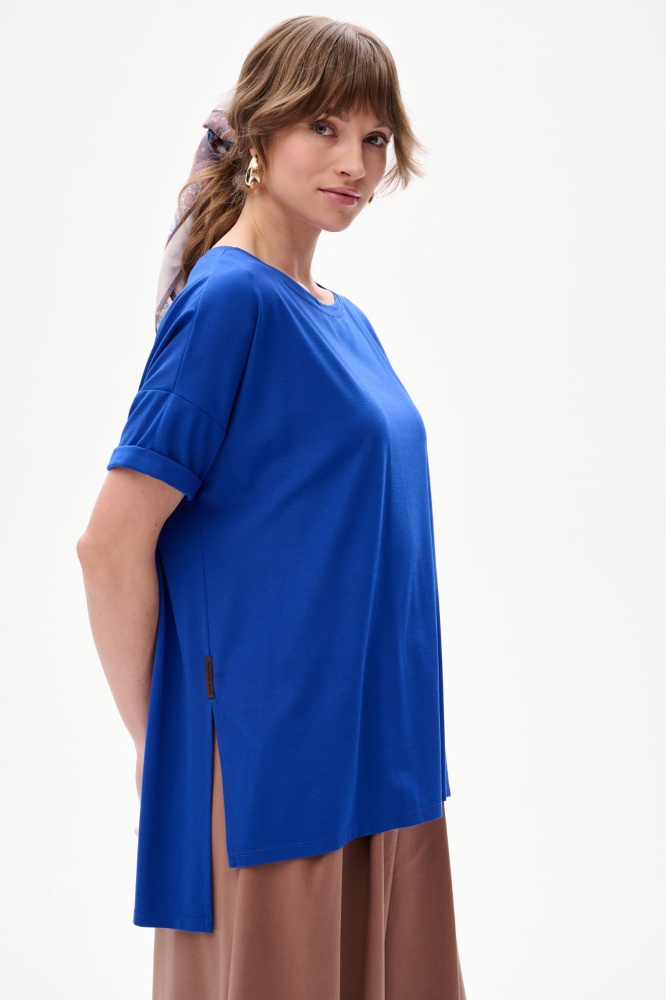 Bluzka Damska Renzi Electric Indigo