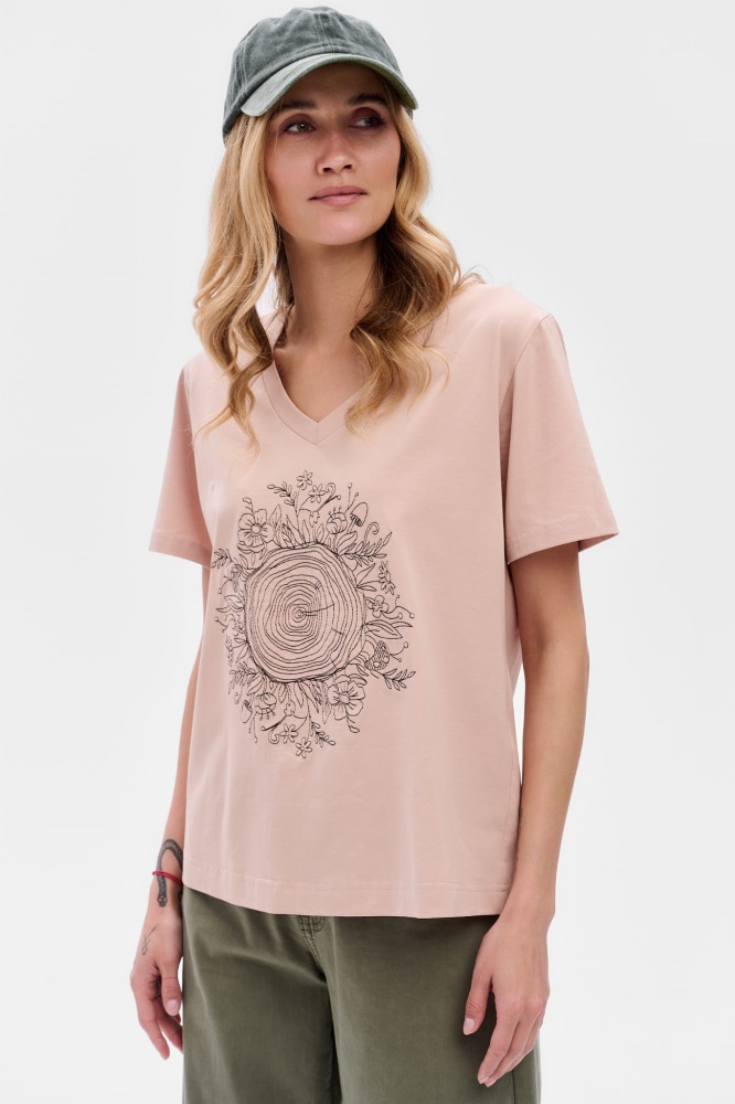 Bluzka Damska Flo Light Beige