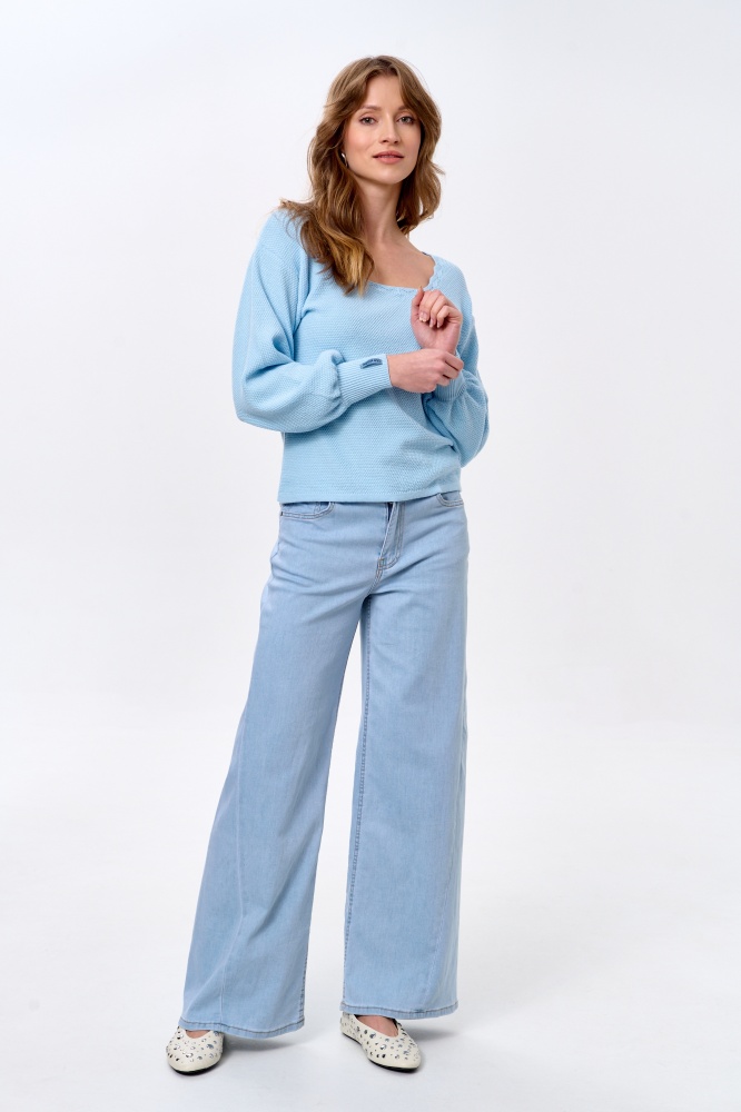 Jeansy Damskie 3D-1683 Light Jeans