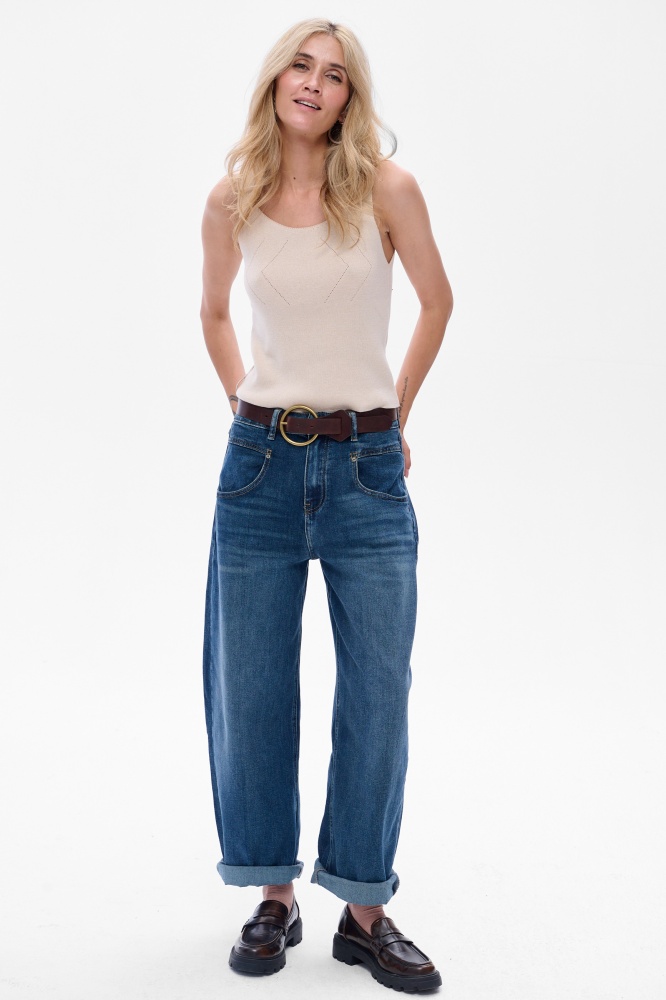 Jeansy Damskie 3D 9296 Denim