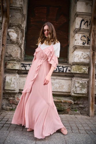 Sukienka Bakalia Powder Pink