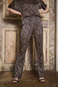 Spodnie Damskie Venetta BS Zebra Złoty