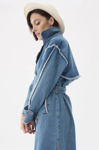 Płaszcz Jeansowy 3D 1514 BS Jeans