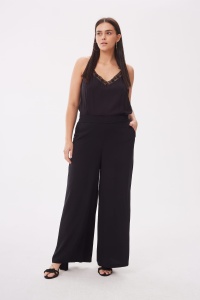 Spodnie Damskie Queen Plus Size Black