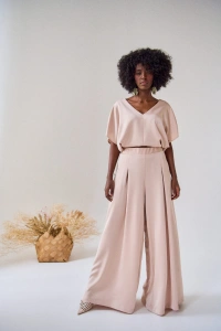 Spodnie Damskie Cygaro BS Light Beige