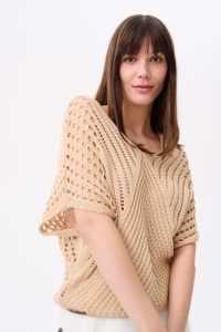Sweter Damski Lanna BS Ciepły Beż