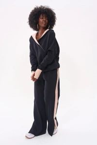 Spodnie Damskie Marzenia BS Czarny / Beż