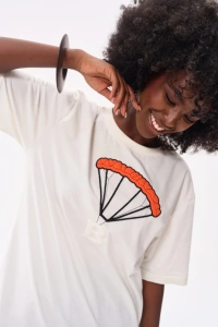 T-Shirt Spadochron BS Ecru