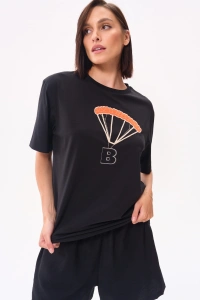 T-Shirt Spadochron BS Czarny