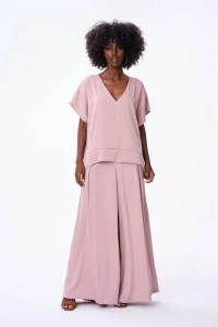 Spodnie Damskie Cygaro BS Antyczny Róż