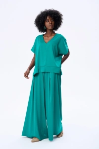 Spodnie Damskie Cygaro BS Emerald