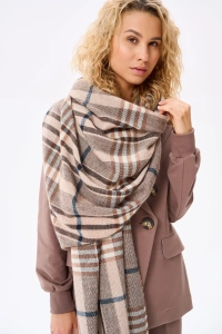 Szal Damski AW24 #5 BS Krata Czarna