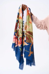 Szal Damski AW24 #16 BS Granatowy