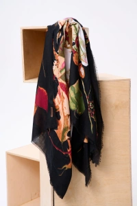 Szal Damski AW24 #16 BS Czarny