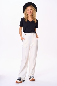 Spodnie Damskie Campari BS Off White