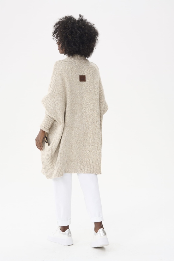Kardigan Damski Panga 3 Cappucino Melanż