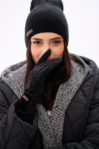 Rękawiczki Damskie AW24 #5 BS Czarny