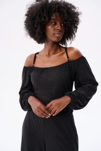 Bluzka Damska Scarli Czarny