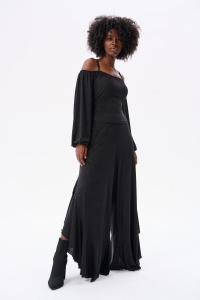 Spodnie Damskie Scarli Czarny