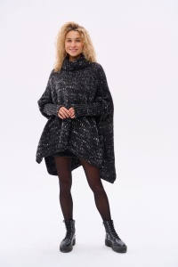 Sweter Damski Tris Czarny Melanż