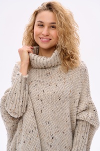 Sweter Damski Tris Beż Melanż