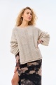 Sweter Damski Levi Kość Słoniowa Melanż