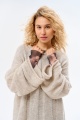 Sweter Damski Levi Kość Słoniowa Melanż