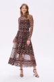 Sukienka Asma Spots / Warm Beige 