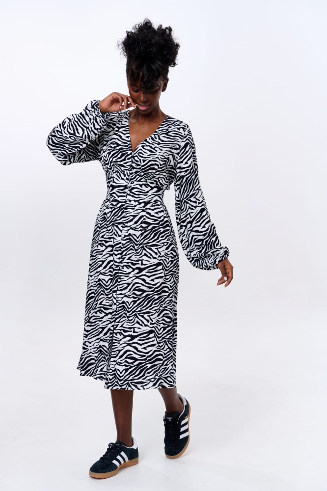 Sukienka Lena Zebra Black / White