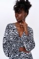 Sukienka Lena Zebra Black / White