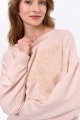 Sweter Damski Winter Roses Warm Beige