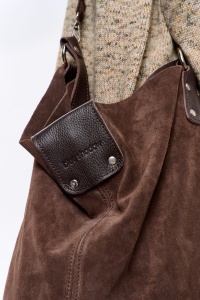 Torebka 2 BS Skóra Naturalna Seal Brown