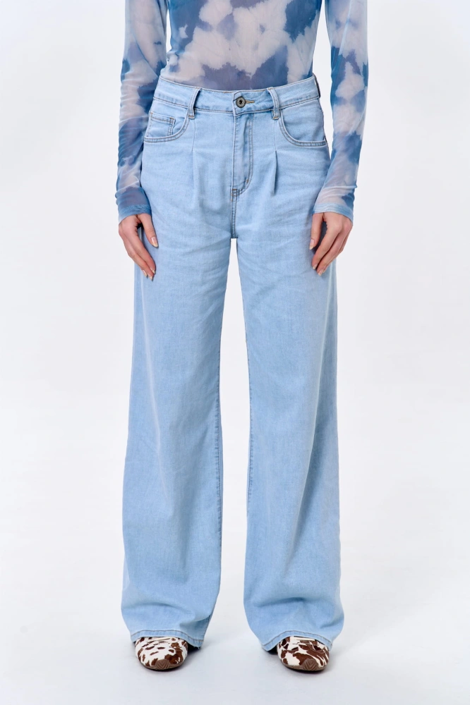 Jeansy Damskie 3D-1680 Light Jeans