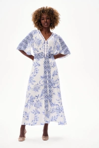 Sukienka Japonia White / Blue