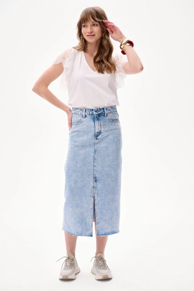 Spódnica Damska 3D 9207 Jeans