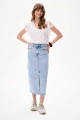 Spódnica Damska 3D 9207 Jeans