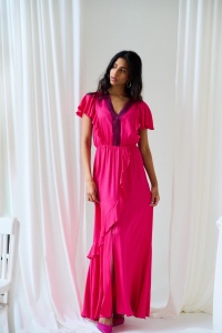 Sukienka Lona BS Fuksja