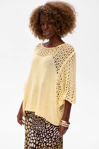 Sweter Damski Paka Paka Milky Yellow