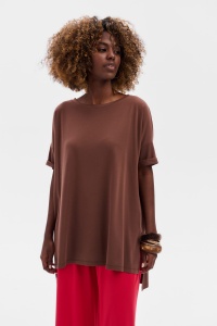 Bluzka Damska Renzi Milk Chocolate