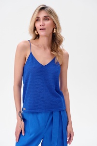 Bluzka Damska Top Lena Electric Blue