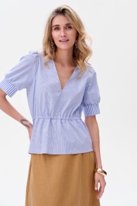 Bluzka Damska Alie Tiny Stripes Blue