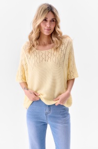 Sweter Damski Naja Milky Yellow