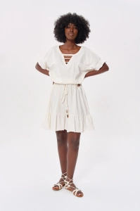 Sukienka Alicante Plus Size Ecru