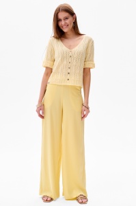 Spodnie Damskie Queen Milky Yellow