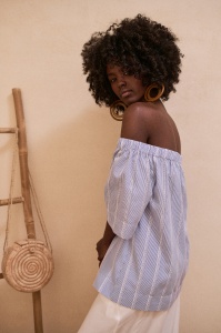 Bluzka Damska Delia Plus Size Granat