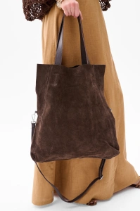 Torebka 4 BS Skóra Naturalna Seal Brown