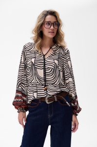 Bluzka Damska Focus Camel