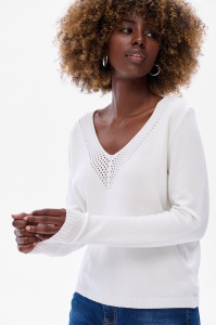 Sweter Damski Qwin Ecru