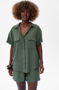 Koszula Damska Tassel Khaki