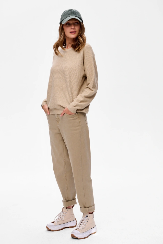 Spodnie Damskie 3D 8058-25 Dark Beige